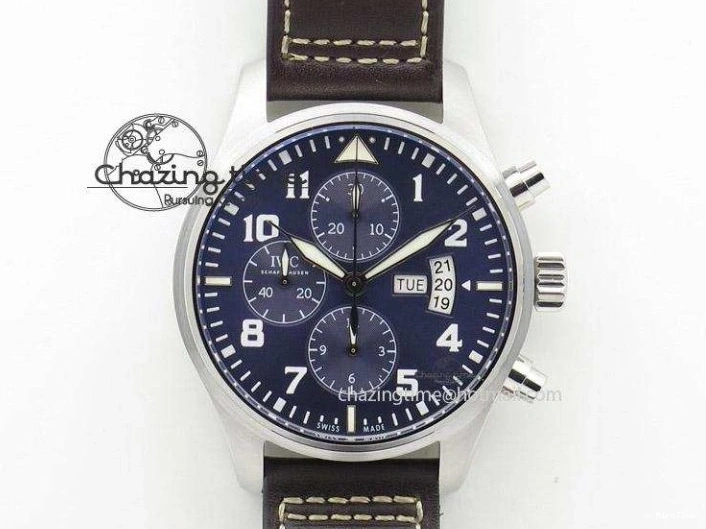 MIROTIME 0202 Popular Big Pilot Real PR IW502706 RG YLF 1:1 Best Edition Brown Dial On Calfskin Strap A 7223